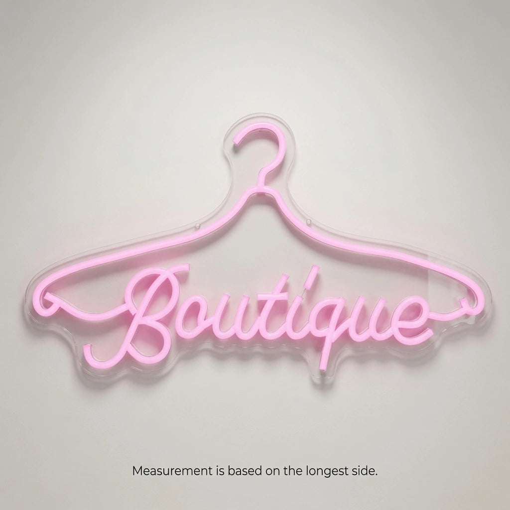 Boutique LED Neon Sign Home Decor - 04 Size Image