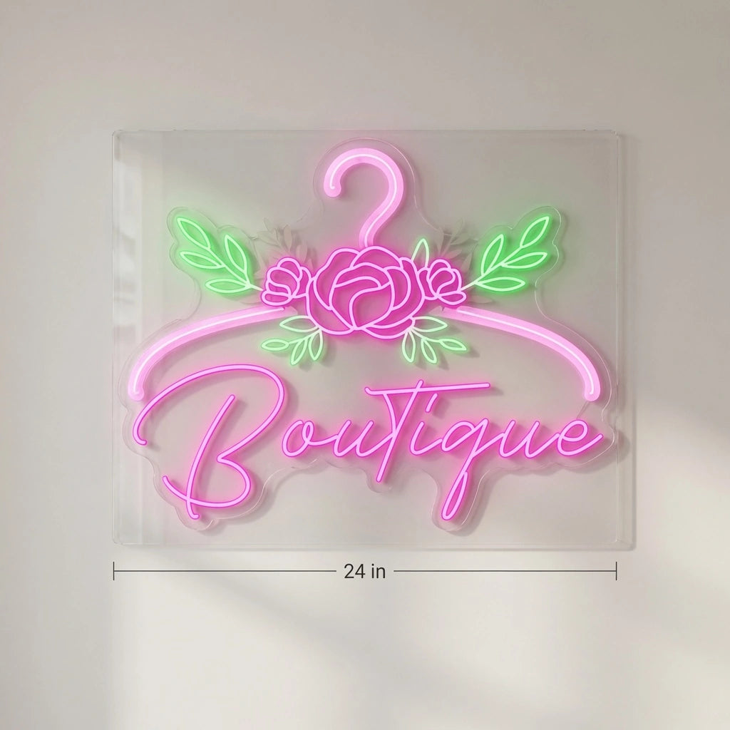 Boutique LED Neon Sign Home Wall Art - 04 Size Image