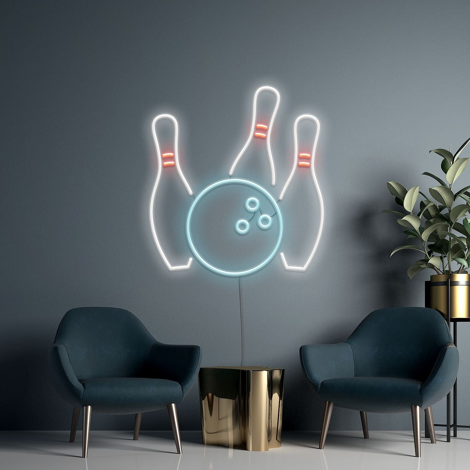 Bowling Ball And Pins Neon Light Neon Led Sign | Shineneon