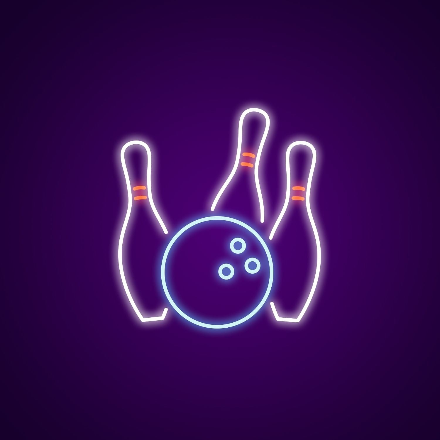 Bowling Ball And Pins Neon Light Neon Led Sign | Shineneon