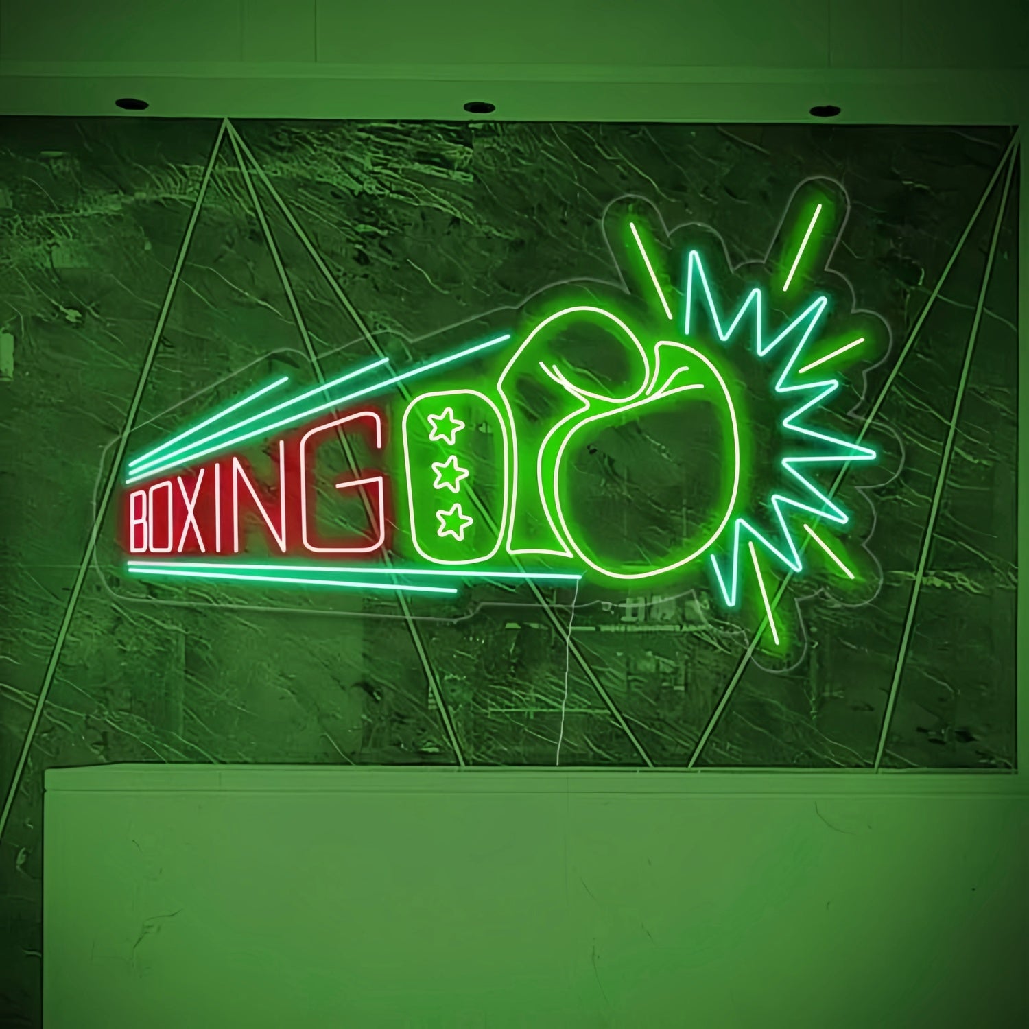 Boxing Glove Add Neon Sportiness To Your Space | Shineneon