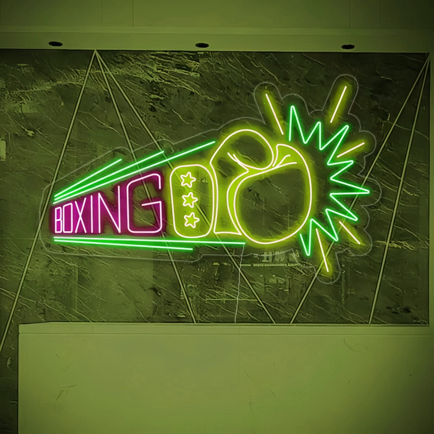 Boxing Glove Add Neon Sportiness To Your Space | Shineneon