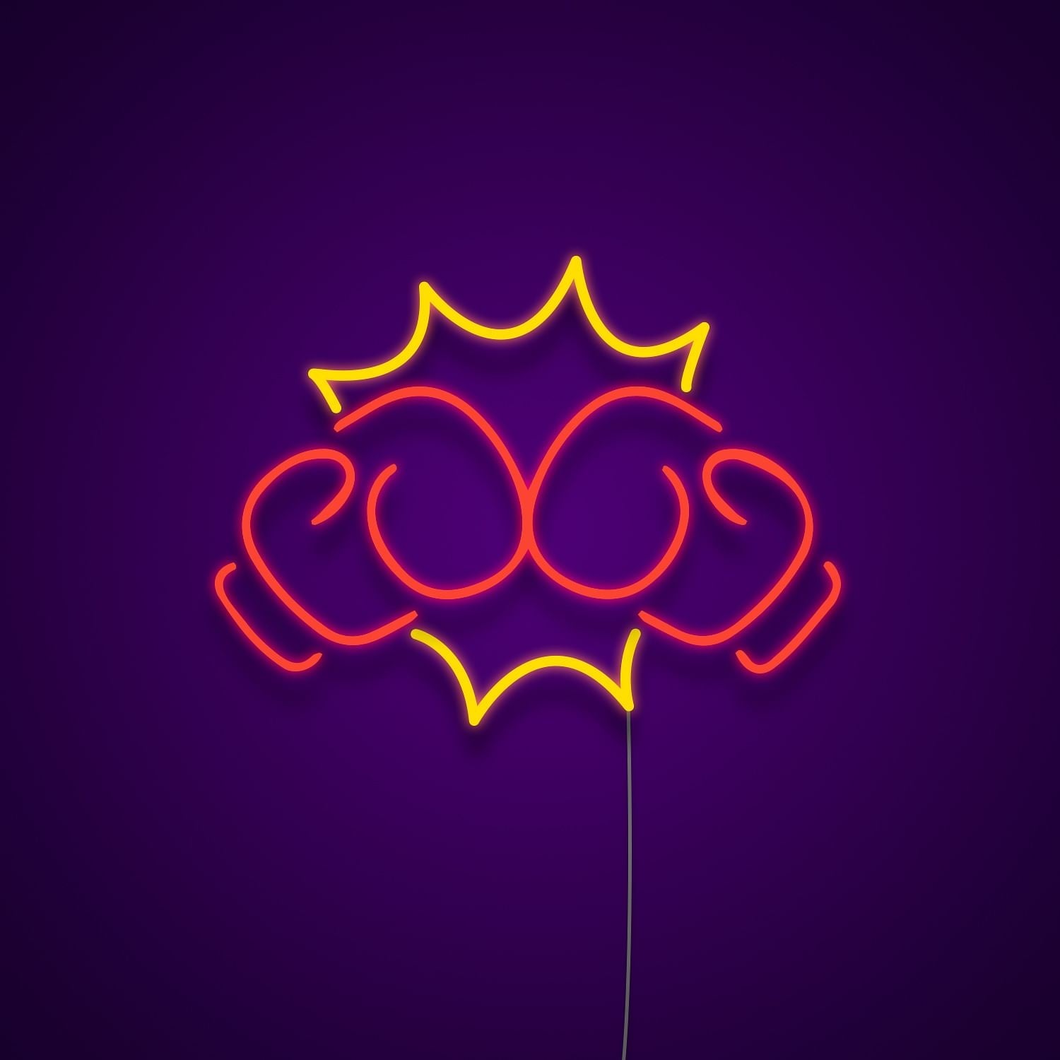Boxing Punch Led Neon Signs Wall Art Led Light | Shineneon
