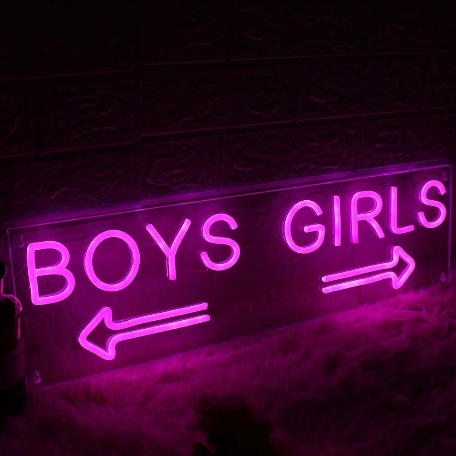Boys And Girls Directions Led Neon Sign | Shineneon