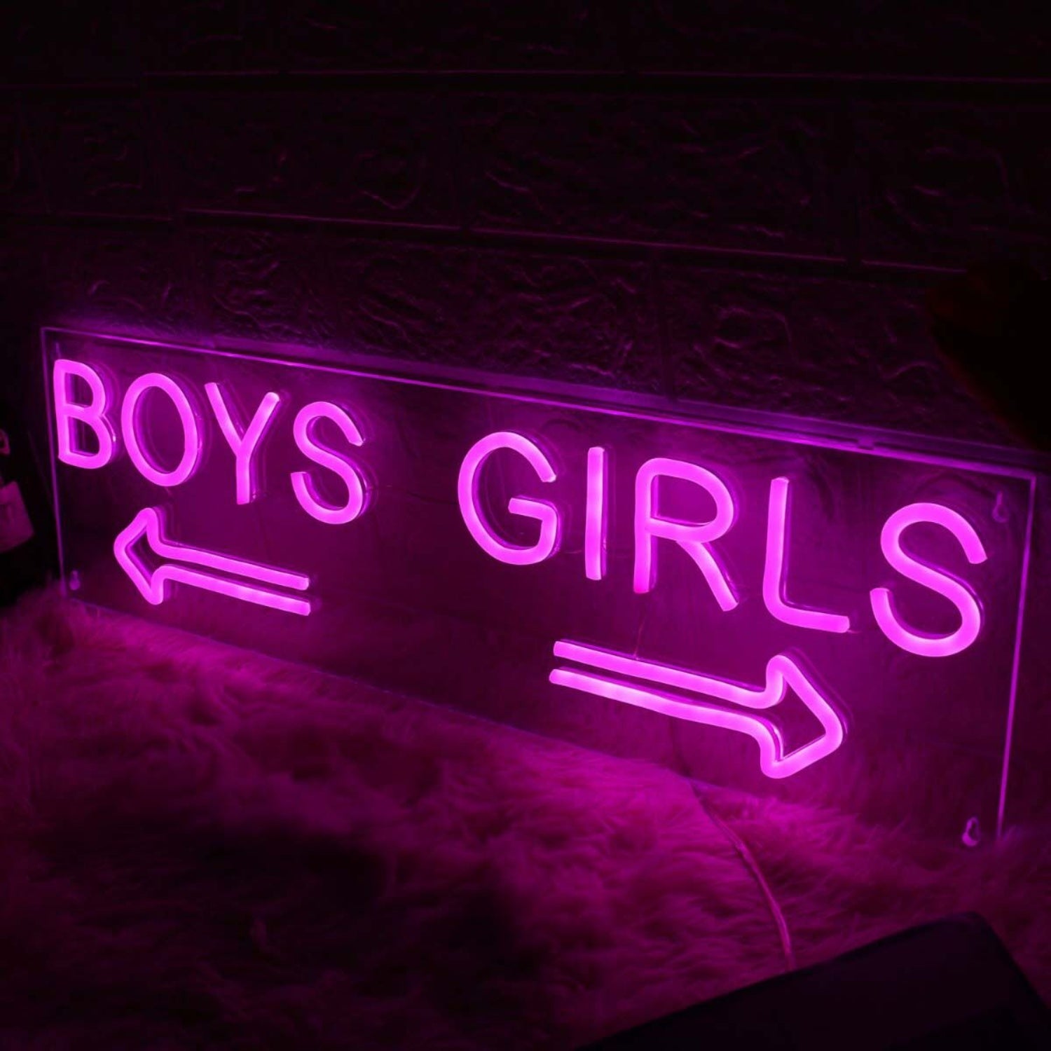 Boys And Girls Directions Led Neon Sign | Shineneon