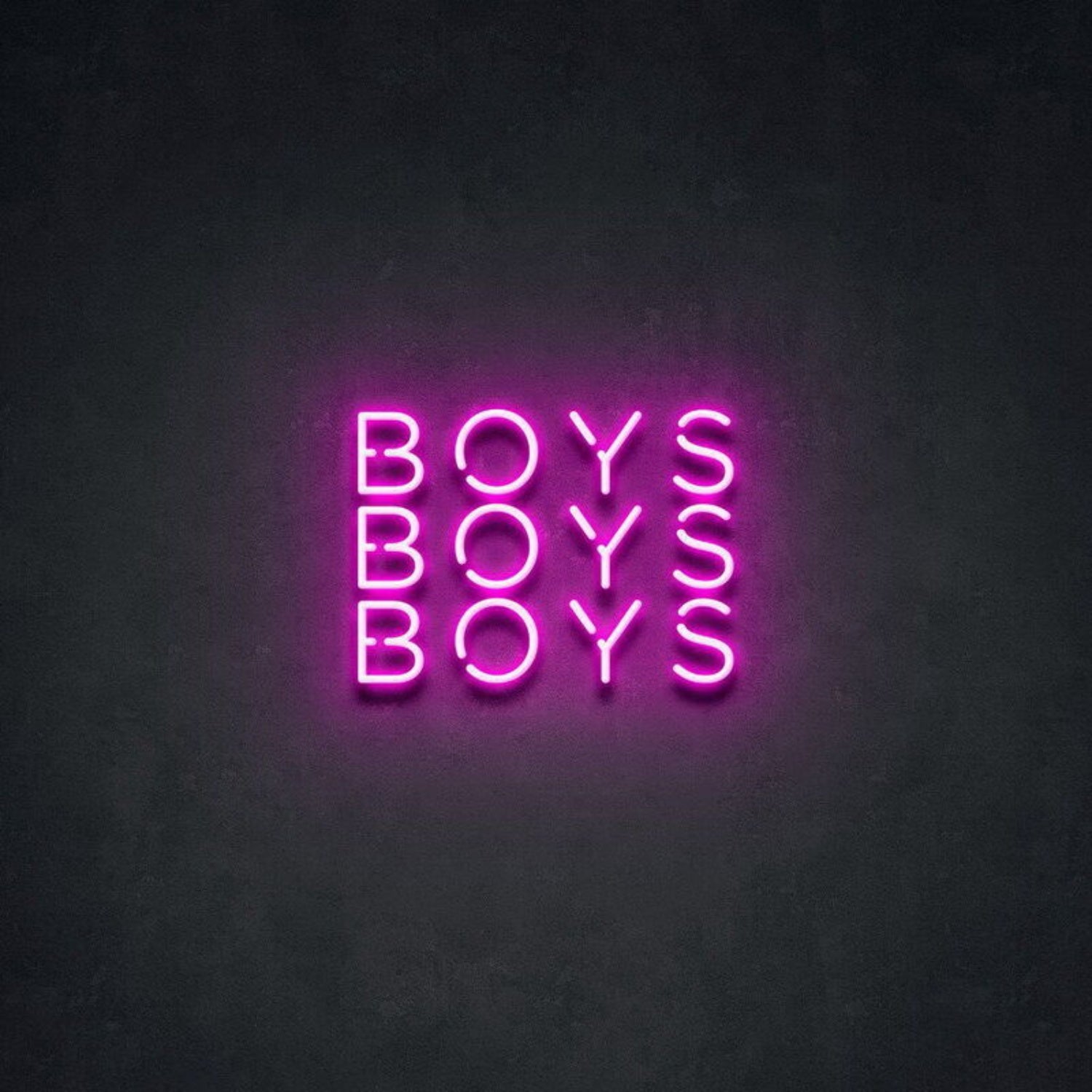 Boys Boys Boys Led Neon Sign For Playful And Fun Spaces | Shineneon