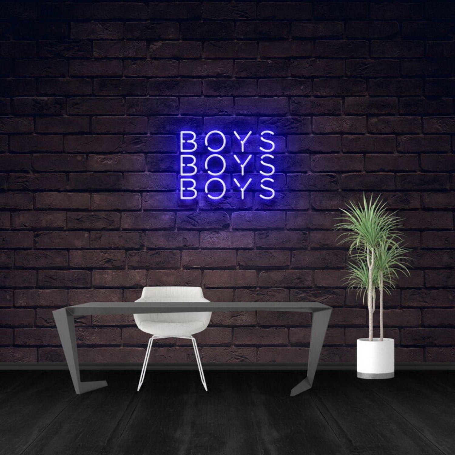 Boys Boys Boys Led Neon Sign For Playful And Fun Spaces | Shineneon