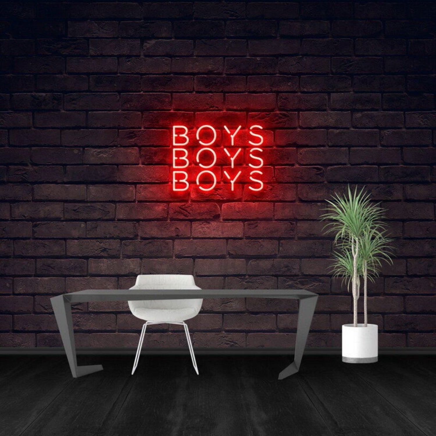 Boys Boys Boys Led Neon Sign For Playful And Fun Spaces - Shineneon