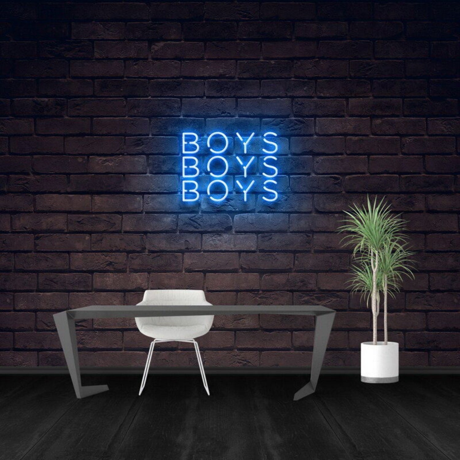 Boys Boys Boys Led Neon Sign For Playful And Fun Spaces - Shineneon