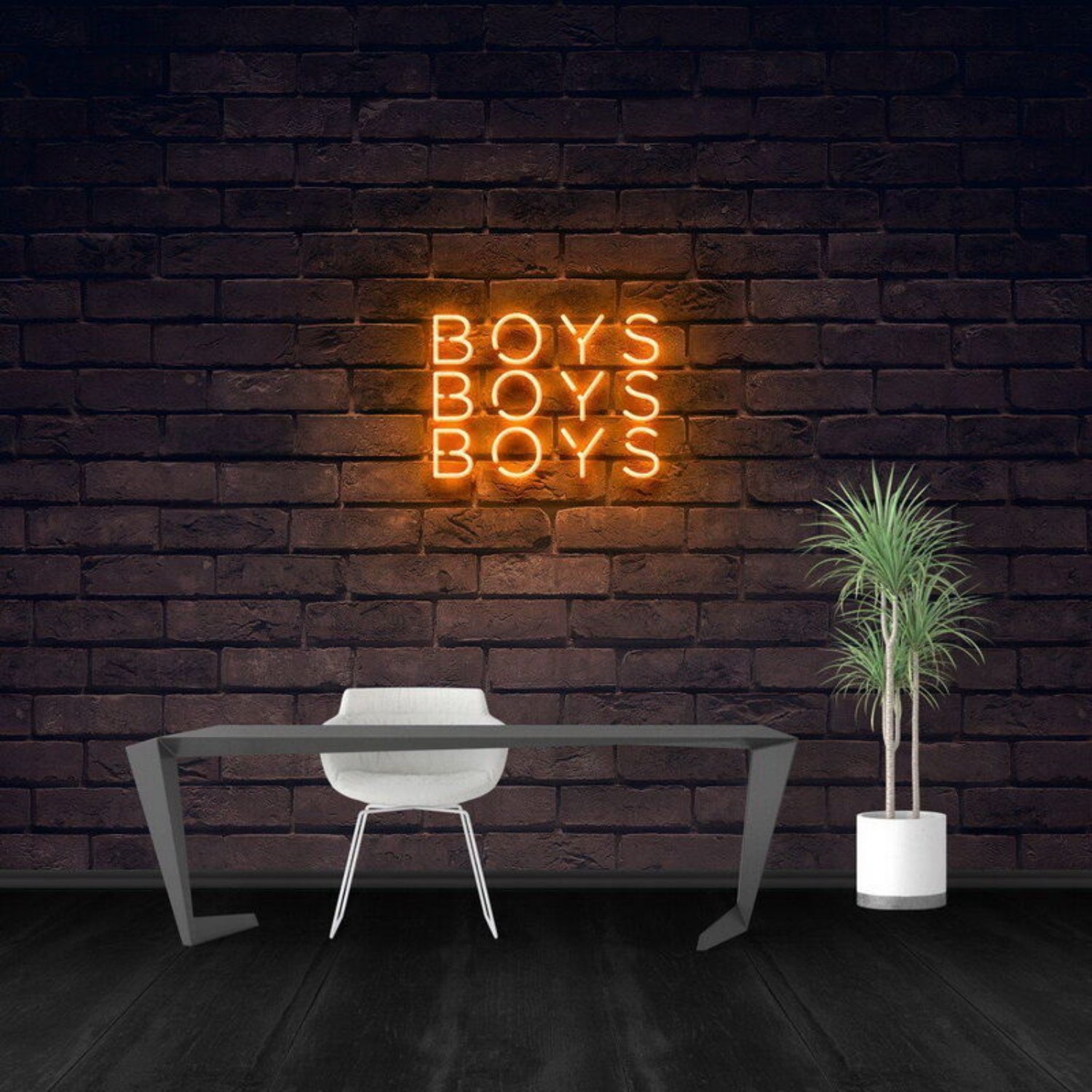 Boys Boys Boys Led Neon Sign For Playful And Fun Spaces | Shineneon