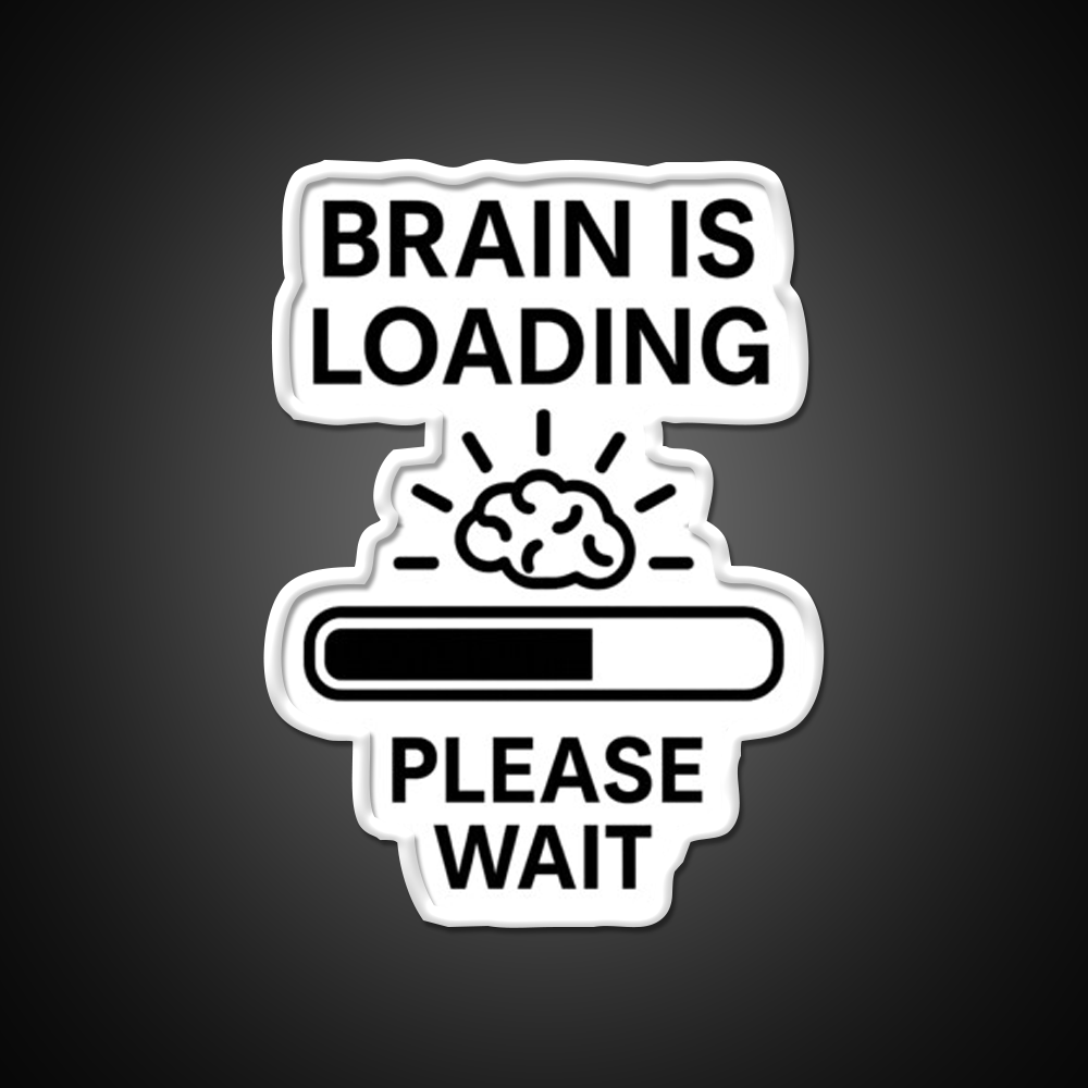 Brain Is Loading Please Wait Man Cave Bar Led Neon Sign Rgb Color