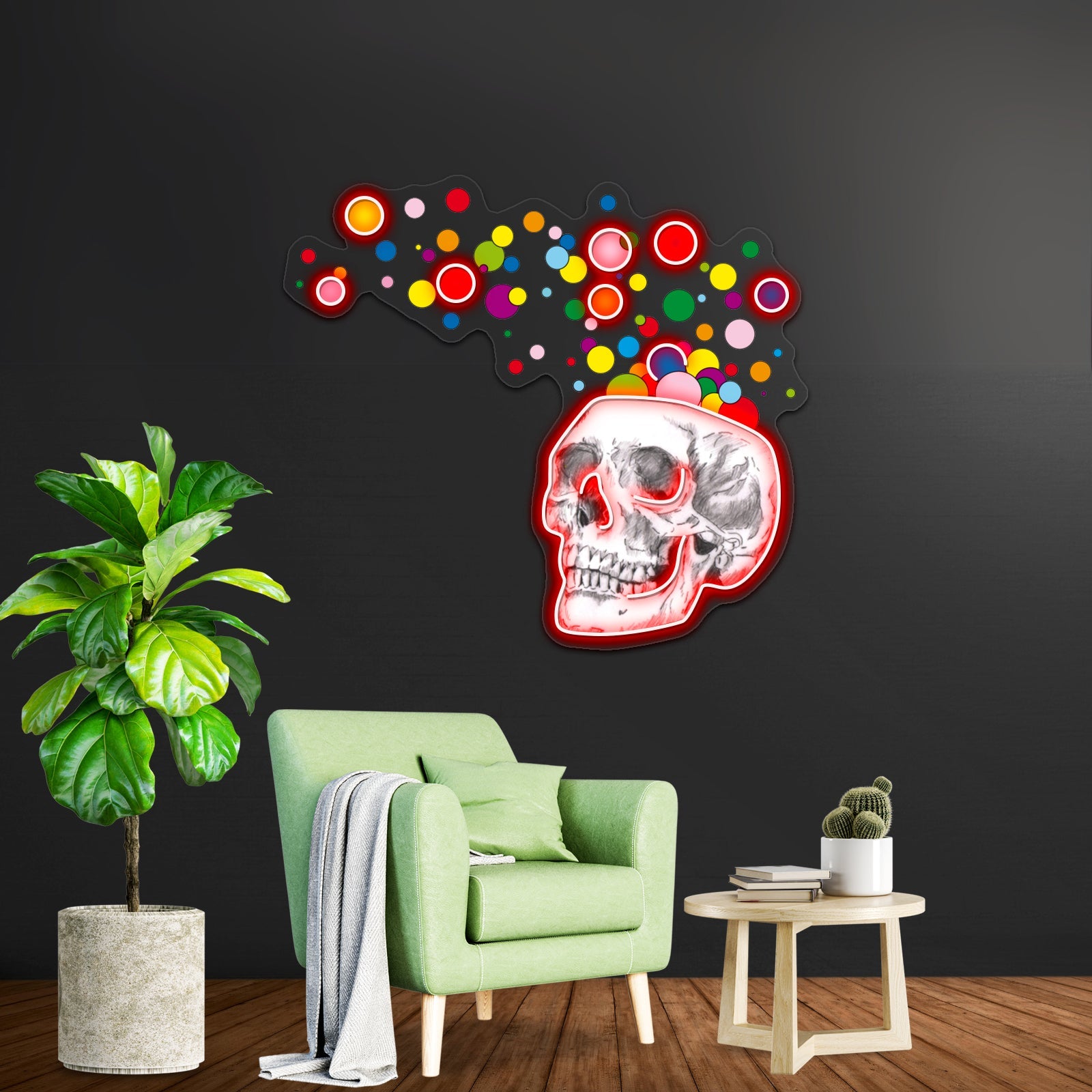 Brain Pop Artwork Led Neon Sign - Shineneon