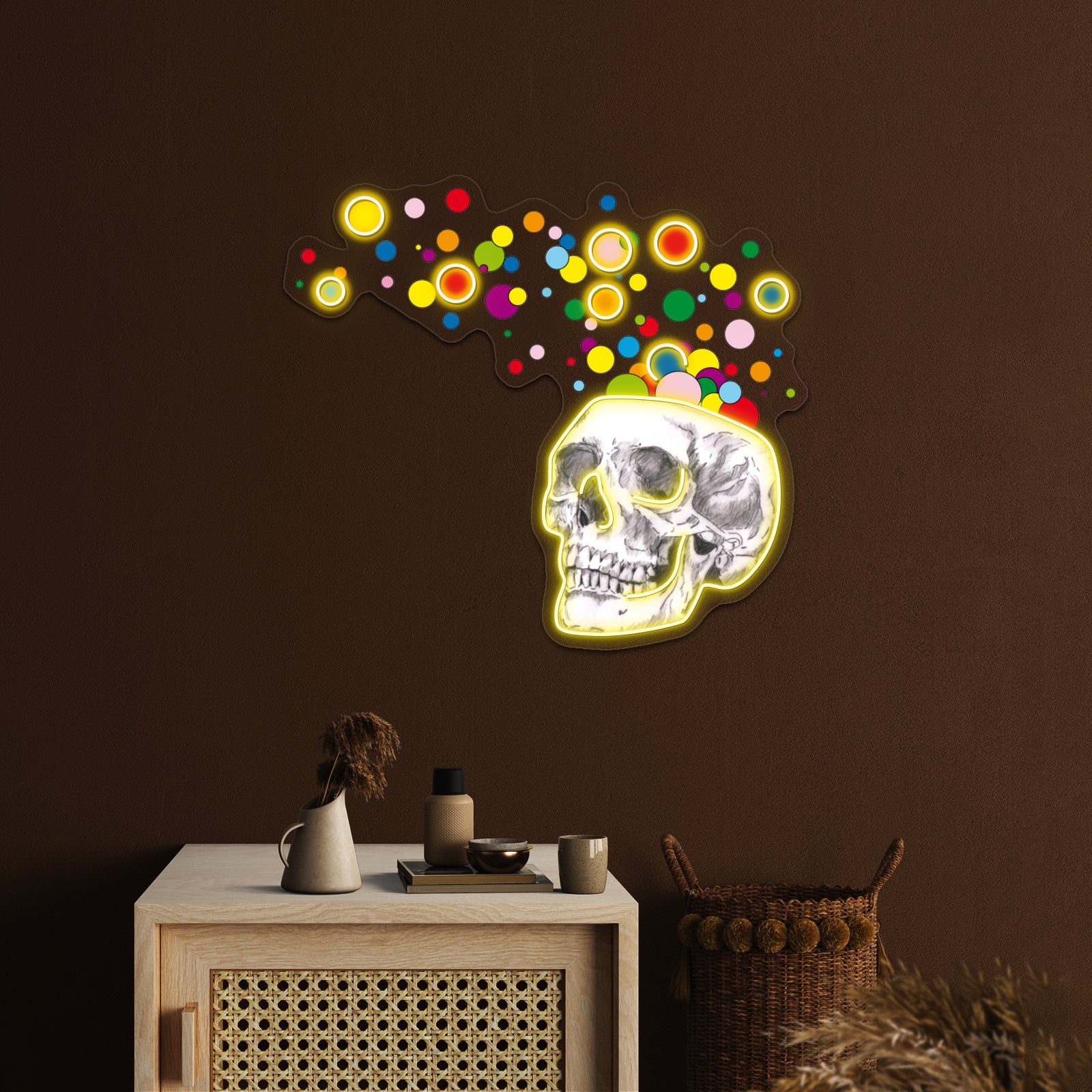Brain Pop Artwork Led Neon Sign - Shineneon