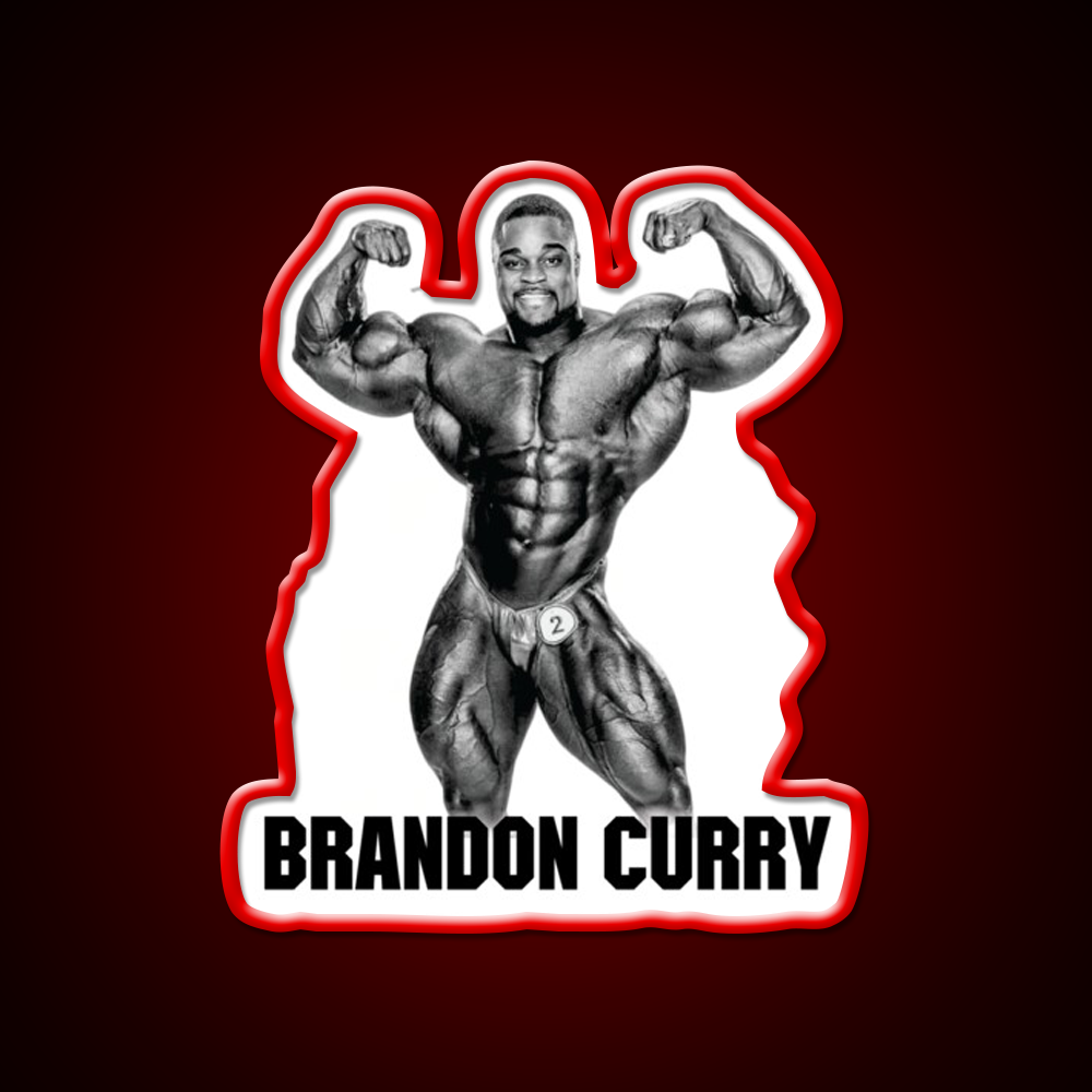 Brandon Curry Bodybuilder Gym Fitness Led Neon Sign Rgb Color - LED neon sign view 10