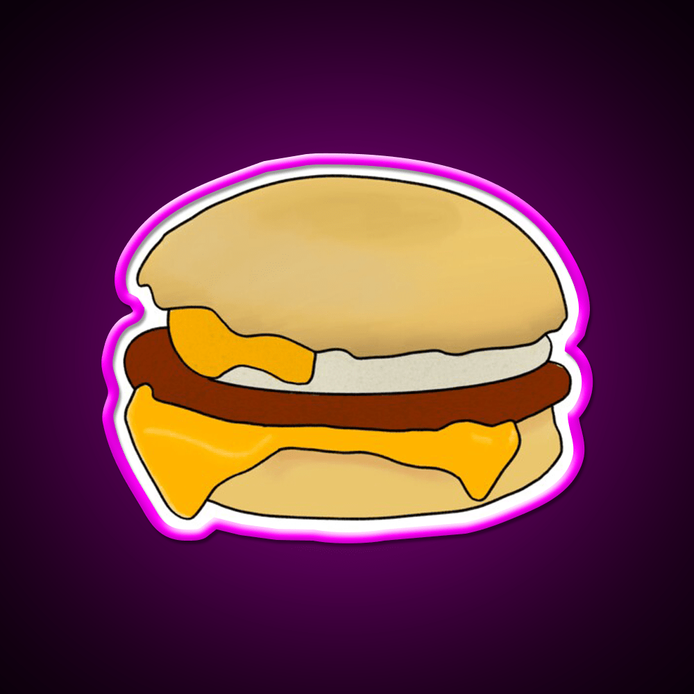 Breakfast Muffin Snack Food Led Neon Sign Rgb Color - Shineneon