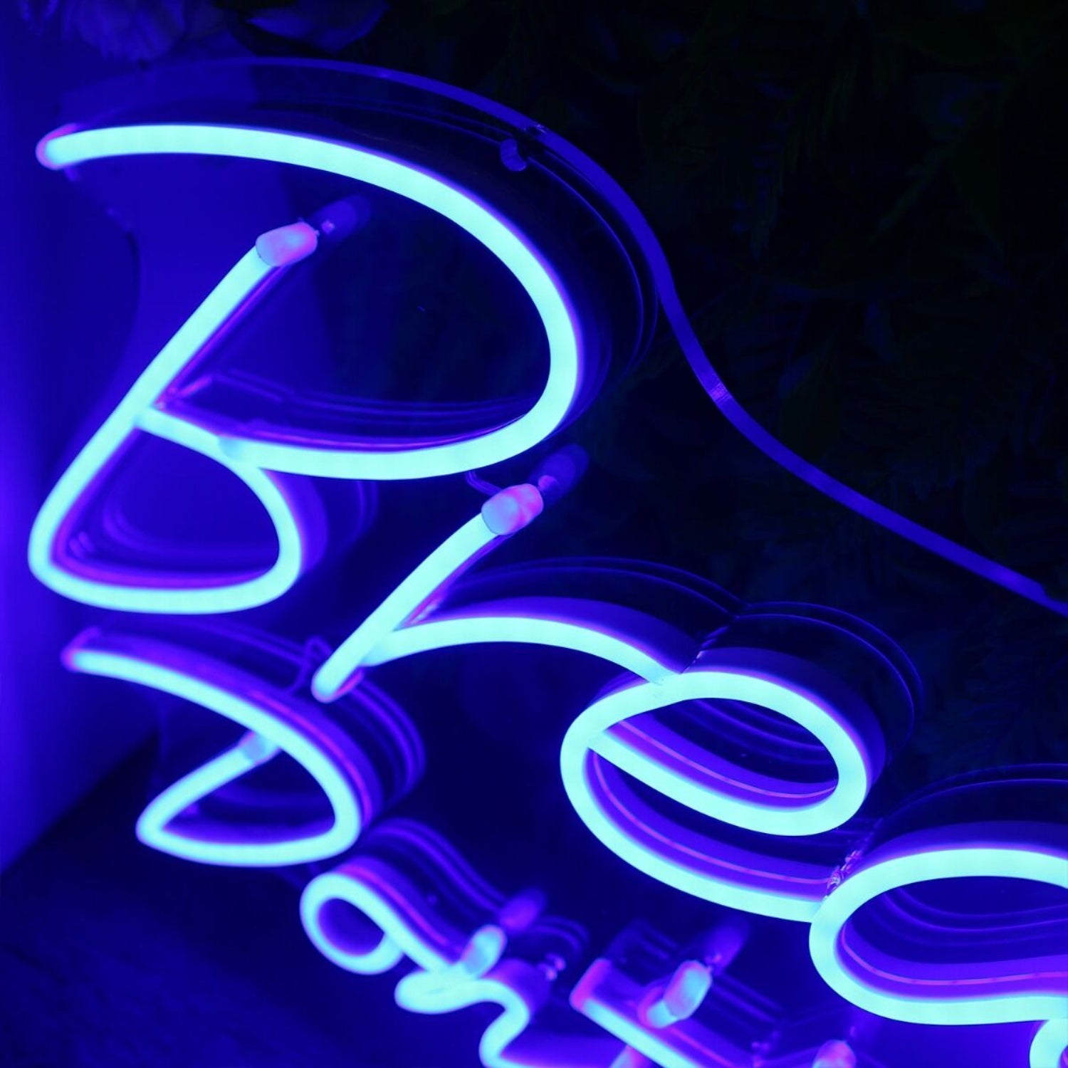 Breathe Dont Scream Blue Neon Sign | Shineneon