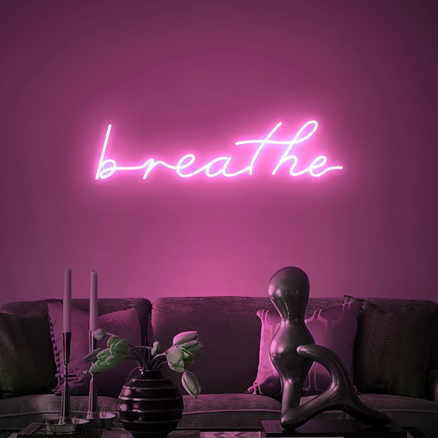Breathe Font Led Neon Sign - Shineneon
