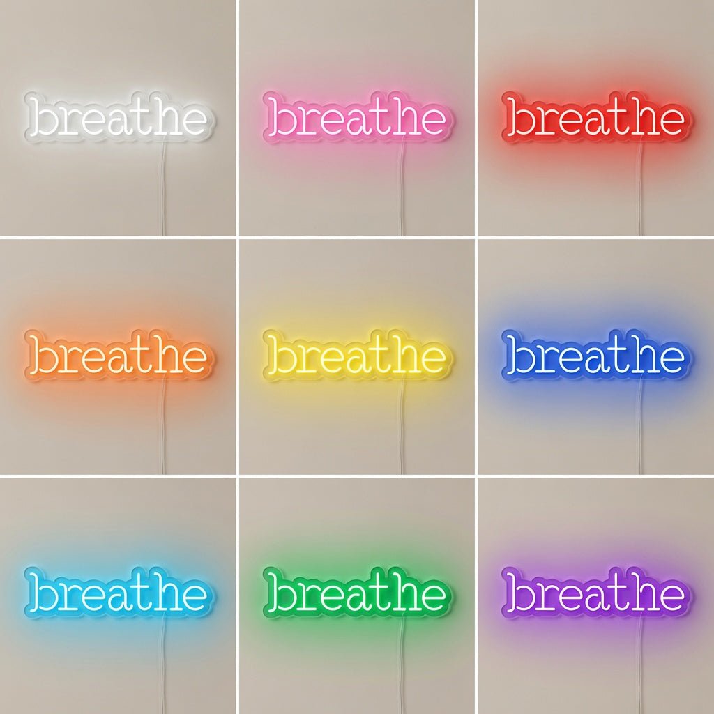 Breathe LED Neon Sign Home Decor - Shineneon