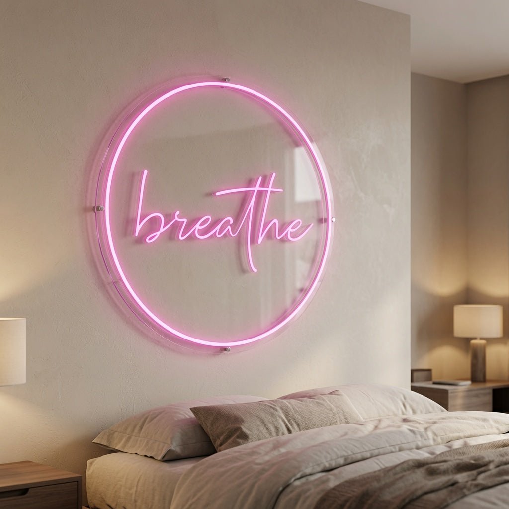Breathe LED Neon Sign Home Wall Art - Shineneon