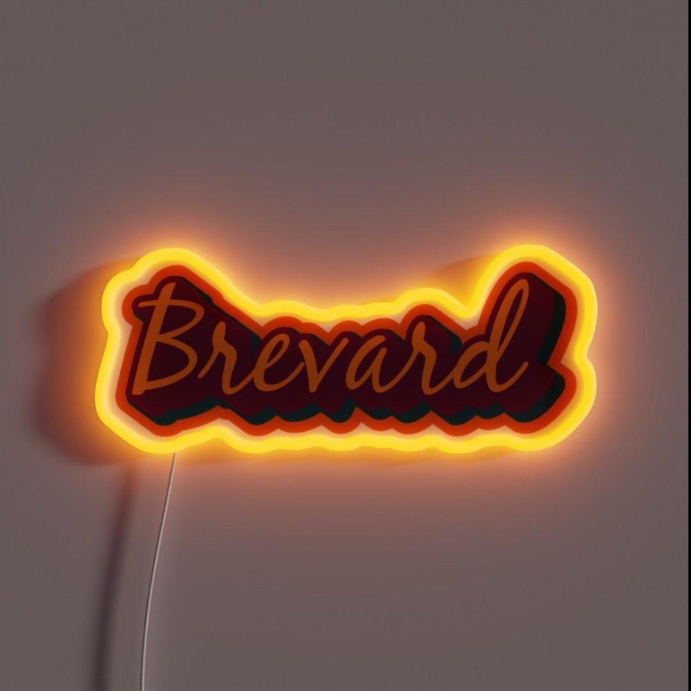 Brevard Nc Asheville Wnc Rgb Led Neon Sign - Shineneon
