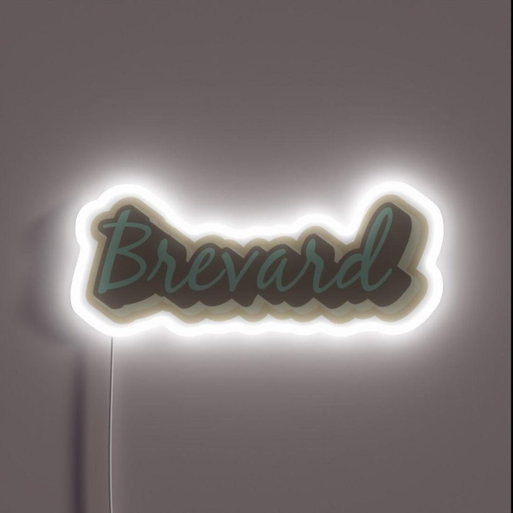Brevard North Carolina Asheville Wnc Rgb Led Neon Sign - Shineneon