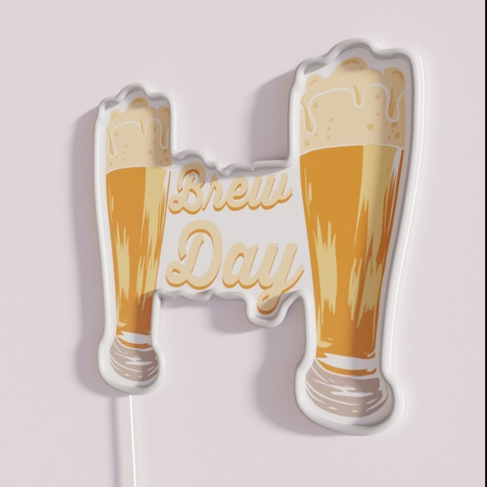 Brew Day Homebrewers And Beer Makers Rgb Led Neon Sign - Shineneon