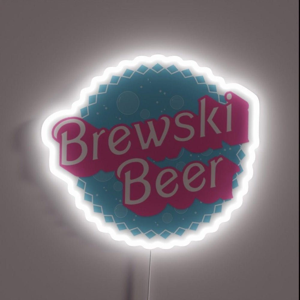 Brewski Beer Rgb Led Neon Sign - Shineneon