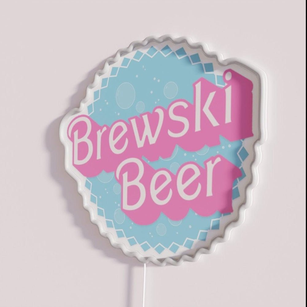 Brewski Beer Rgb Led Neon Sign - Shineneon
