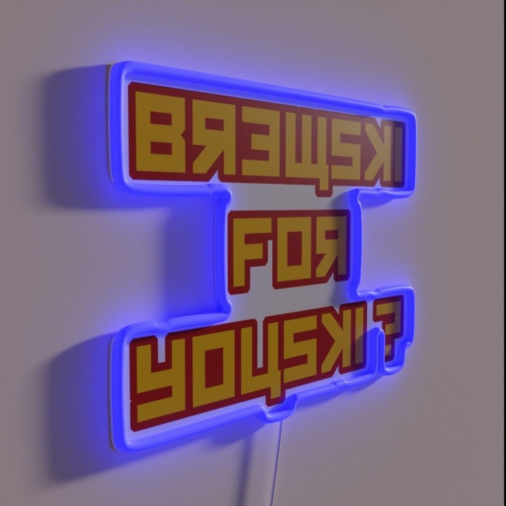 Brewski For Youski Rgb Led Neon Sign - Shineneon