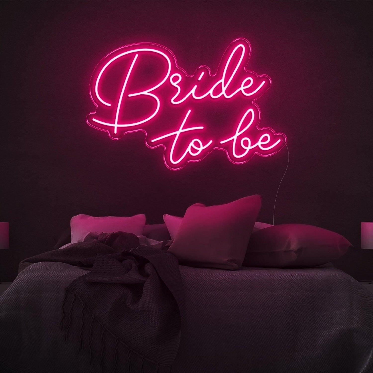 Bride To Be Bright Yellow Led Neon Sign For Bedroom Wedding Decor | Shineneon
