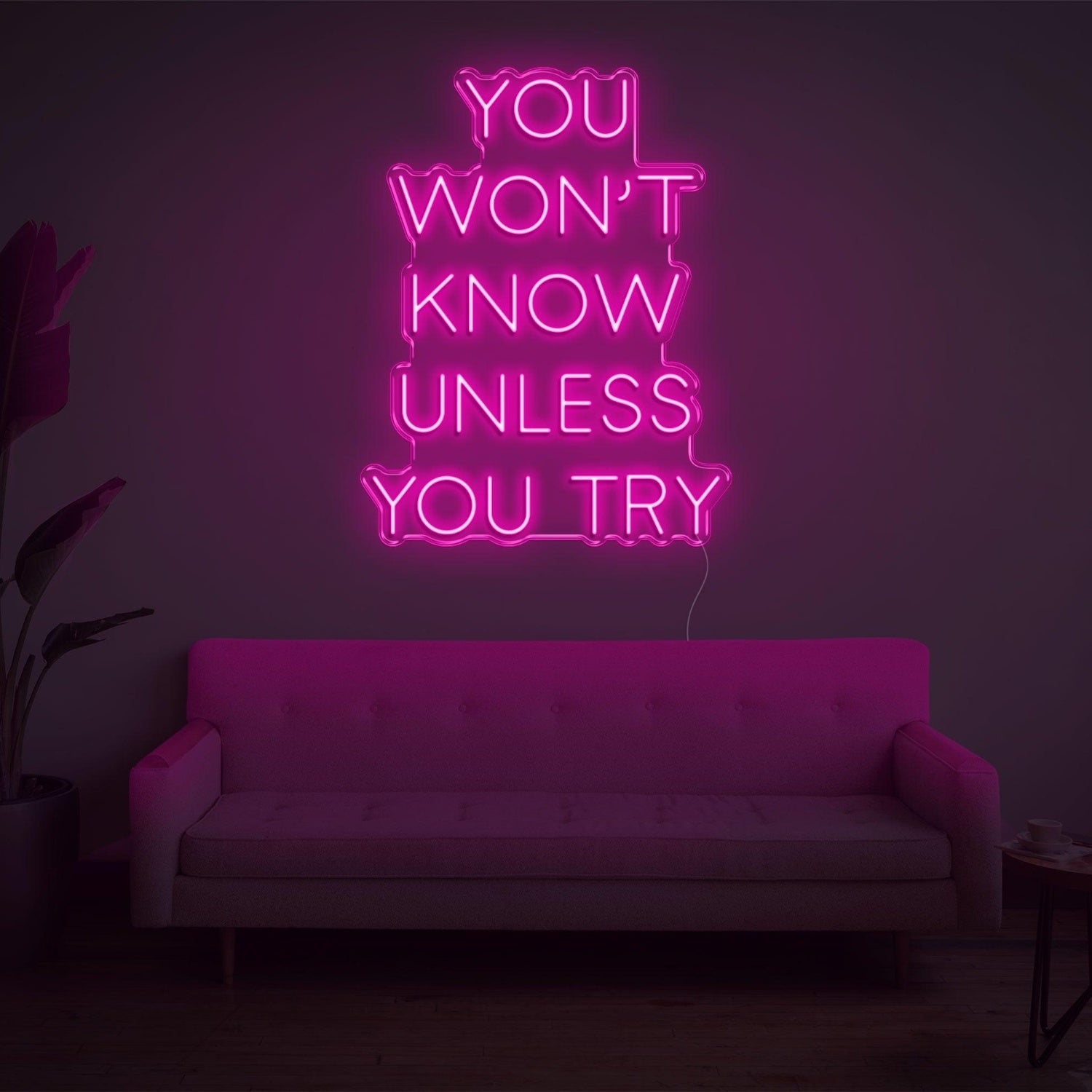 Bright Blue You Wont Know Unless Try Led Neon Sign For Home Wall Decor | Shineneon