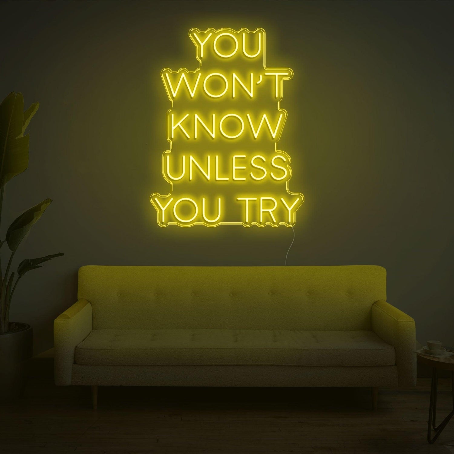 Bright Blue You Wont Know Unless Try Led Neon Sign For Home Wall Decor | Shineneon
