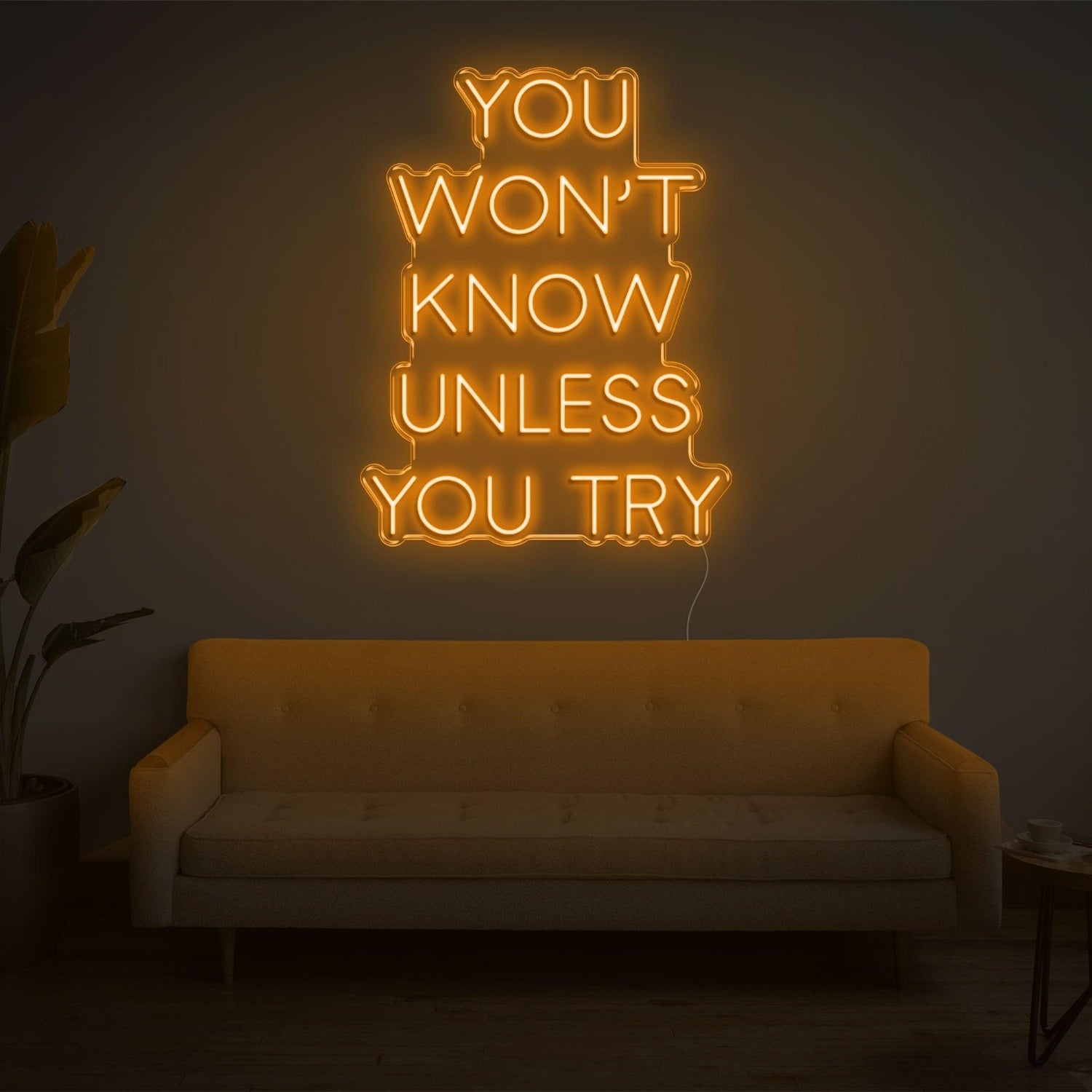 Bright Blue You Wont Know Unless Try Led Neon Sign For Home Wall Decor | Shineneon