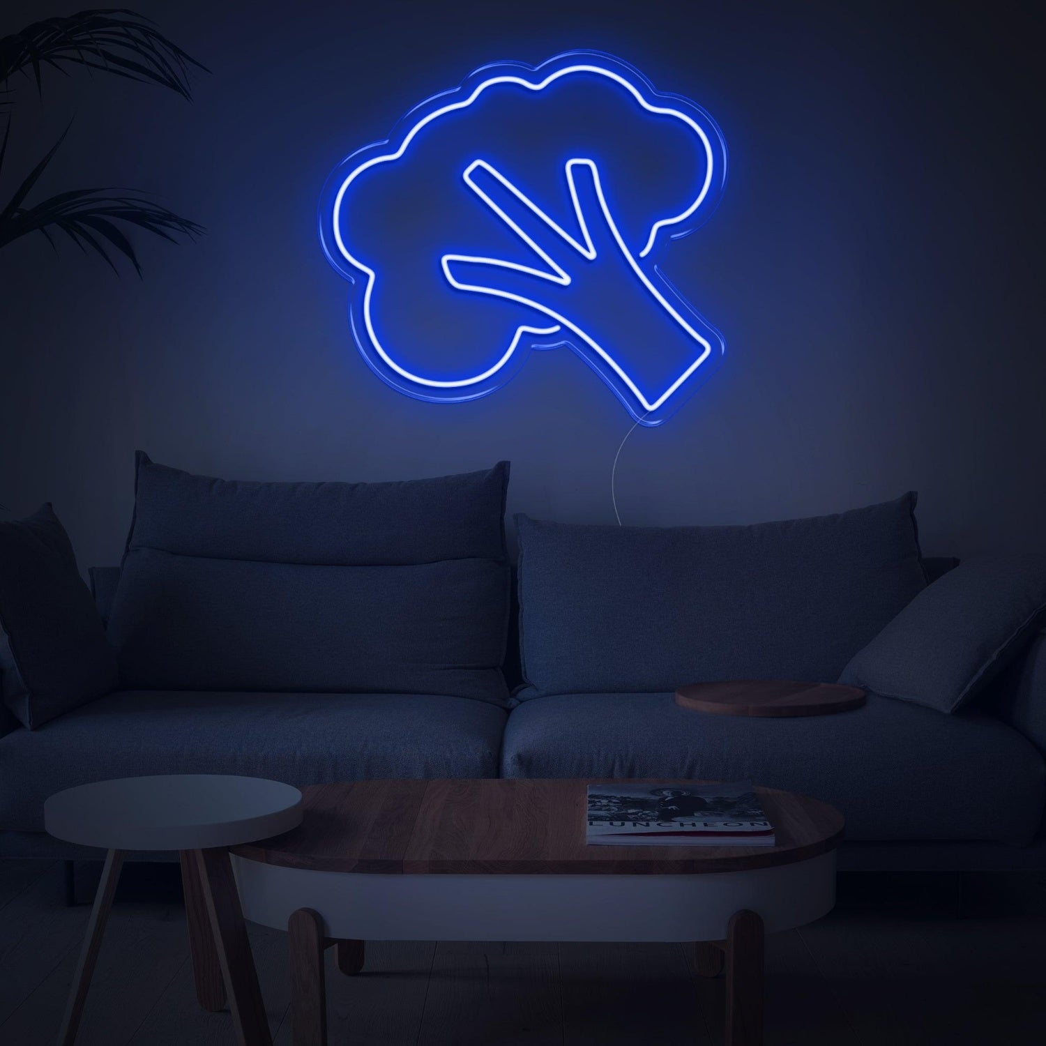 Bright Green Broccoli Led Neon Sign For Modern Living Room Decor | Shineneon