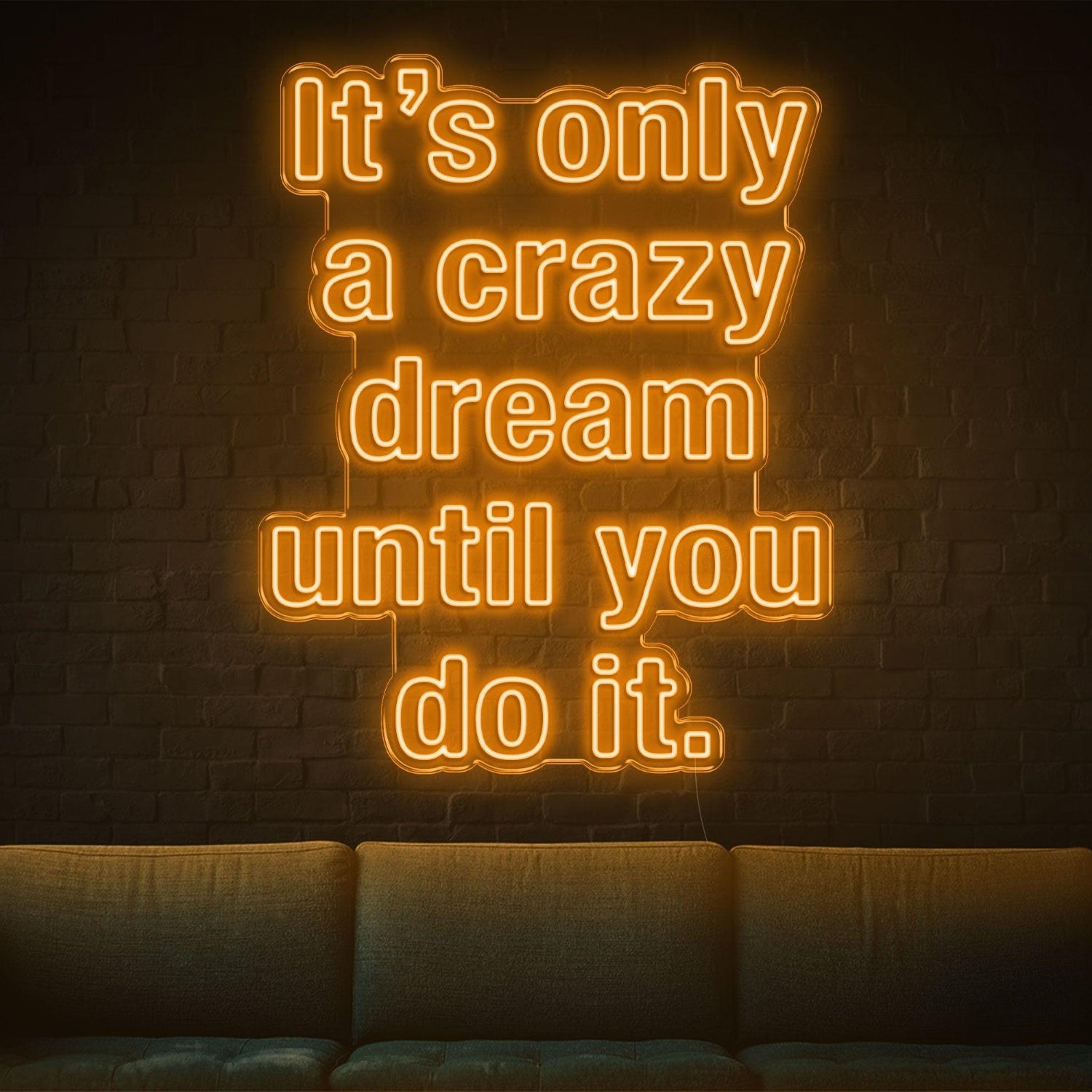 Bright Green Crazy Dream Do It Led Neon Sign For Home Studio Decor | Shineneon