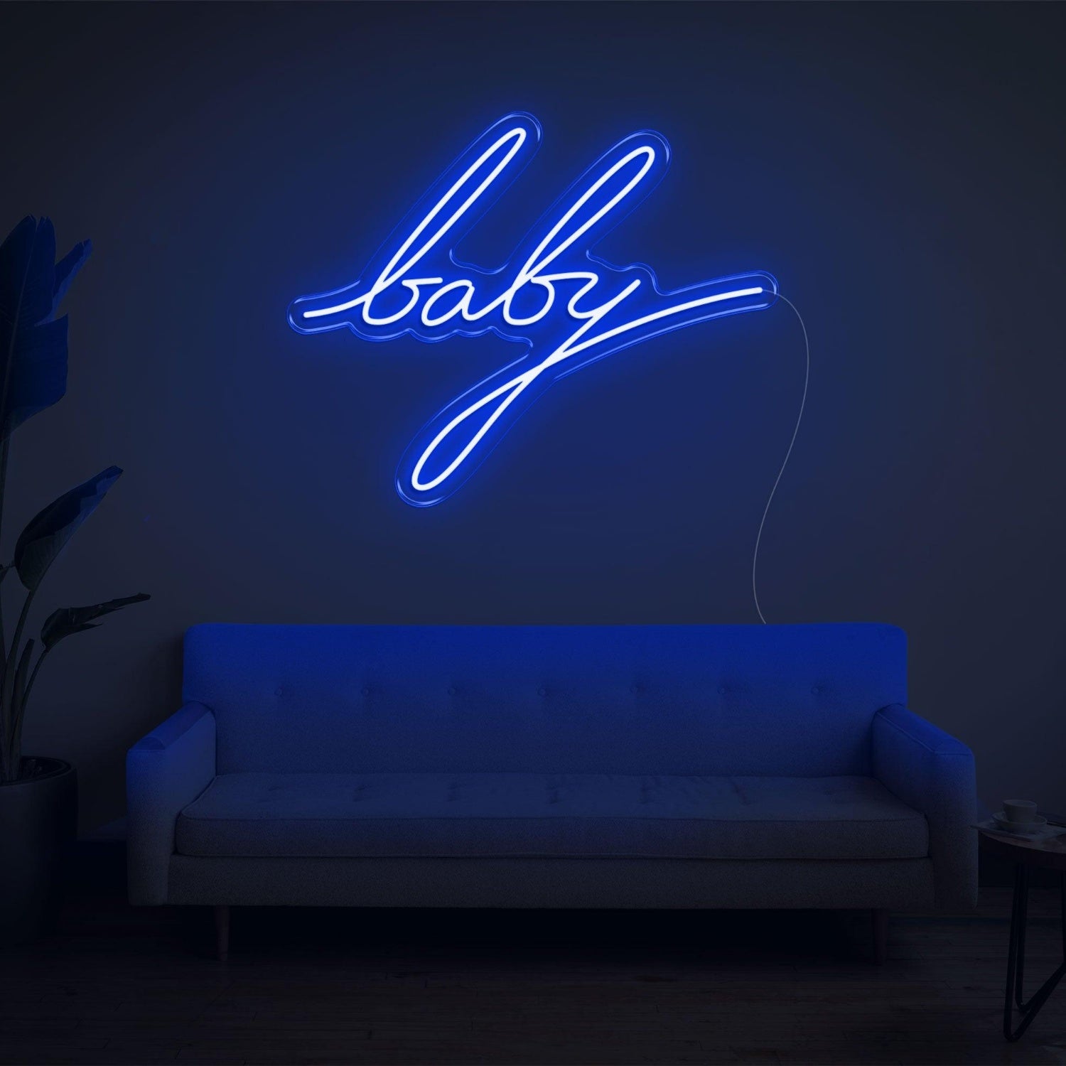 Bright Pink Baby Led Neon Sign For Indoor Decor Cafe Bar | Shineneon