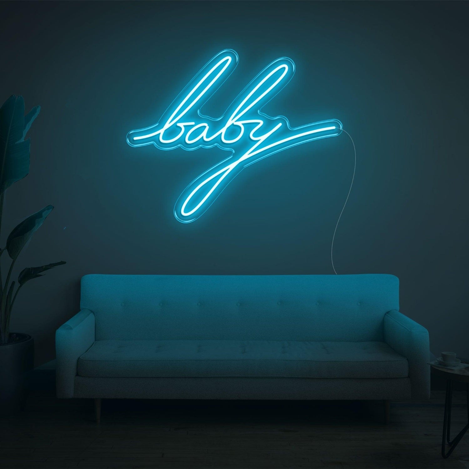 Bright Pink Baby Led Neon Sign For Indoor Decor Cafe Bar | Shineneon