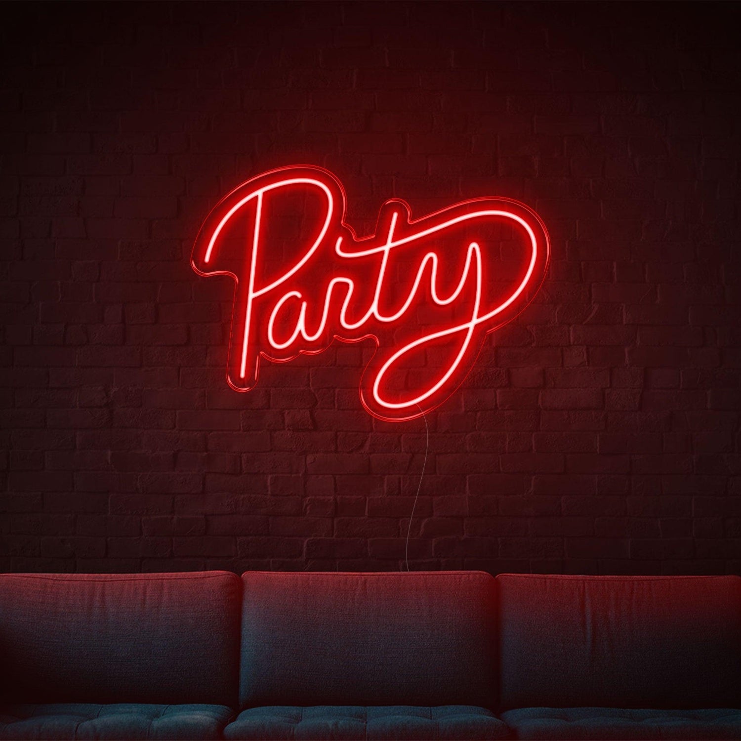 Bright Pink Handwritten Party Led Neon Sign For Home Bar Decor | Shineneon