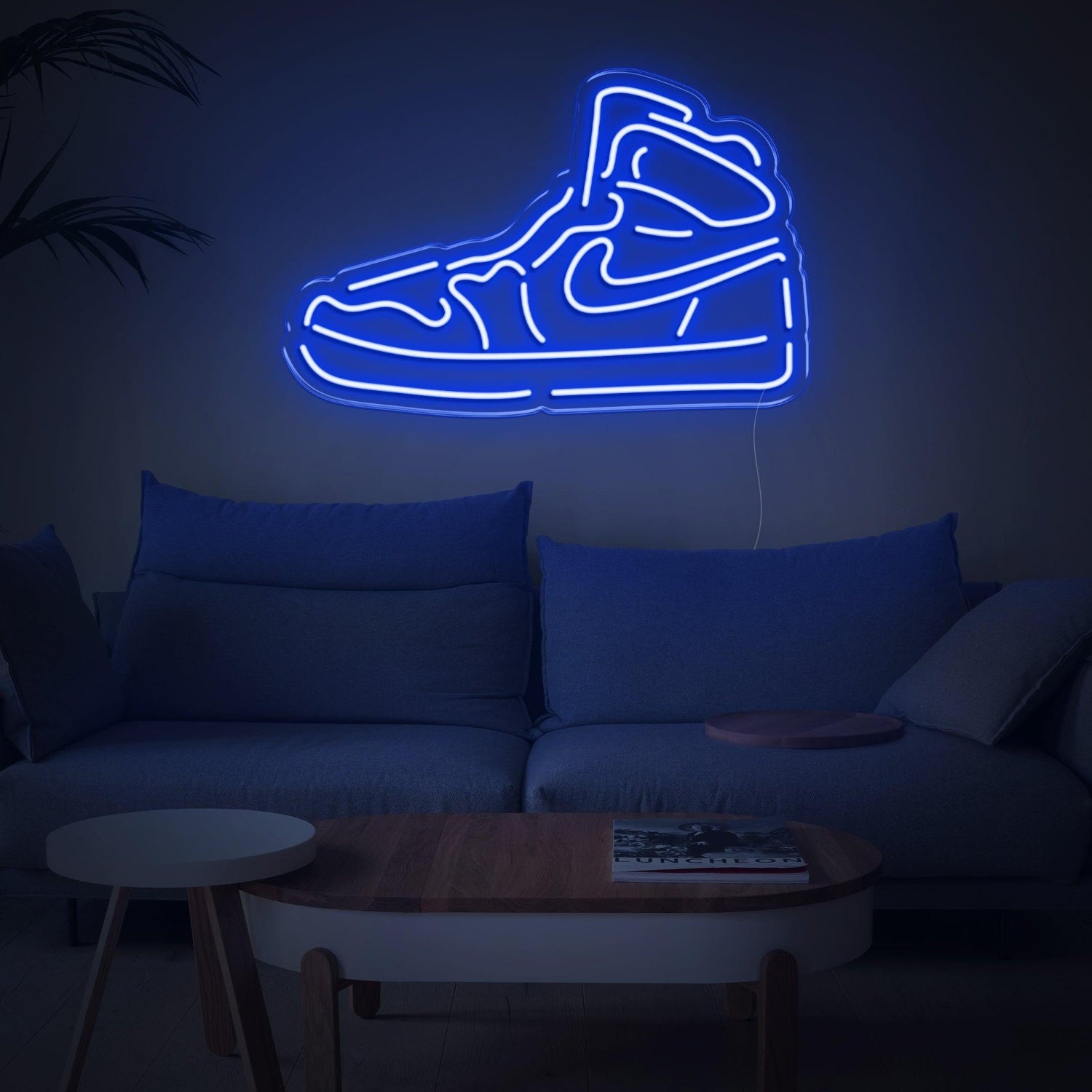 Bright Pink High-Top Sneaker Shoe Led Neon Sign For Trendy Home Decor | Shineneon