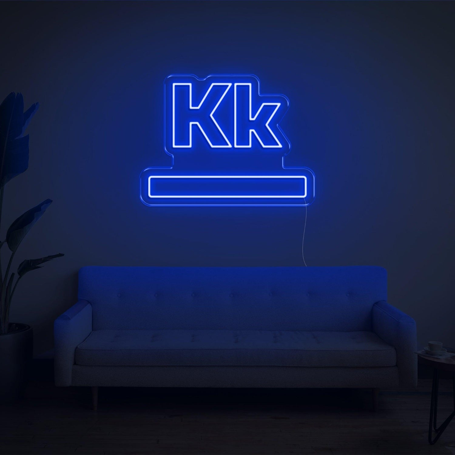 Bright Pink Kk Modern Led Neon Sign For Home Studio Commercial Decor | Shineneon