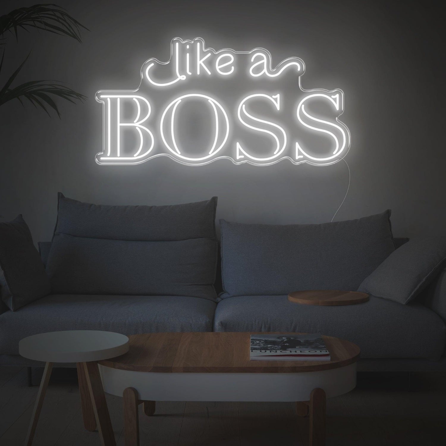 Bright Pink Like A Boss Led Neon Sign For Modern Home Decor | Shineneon