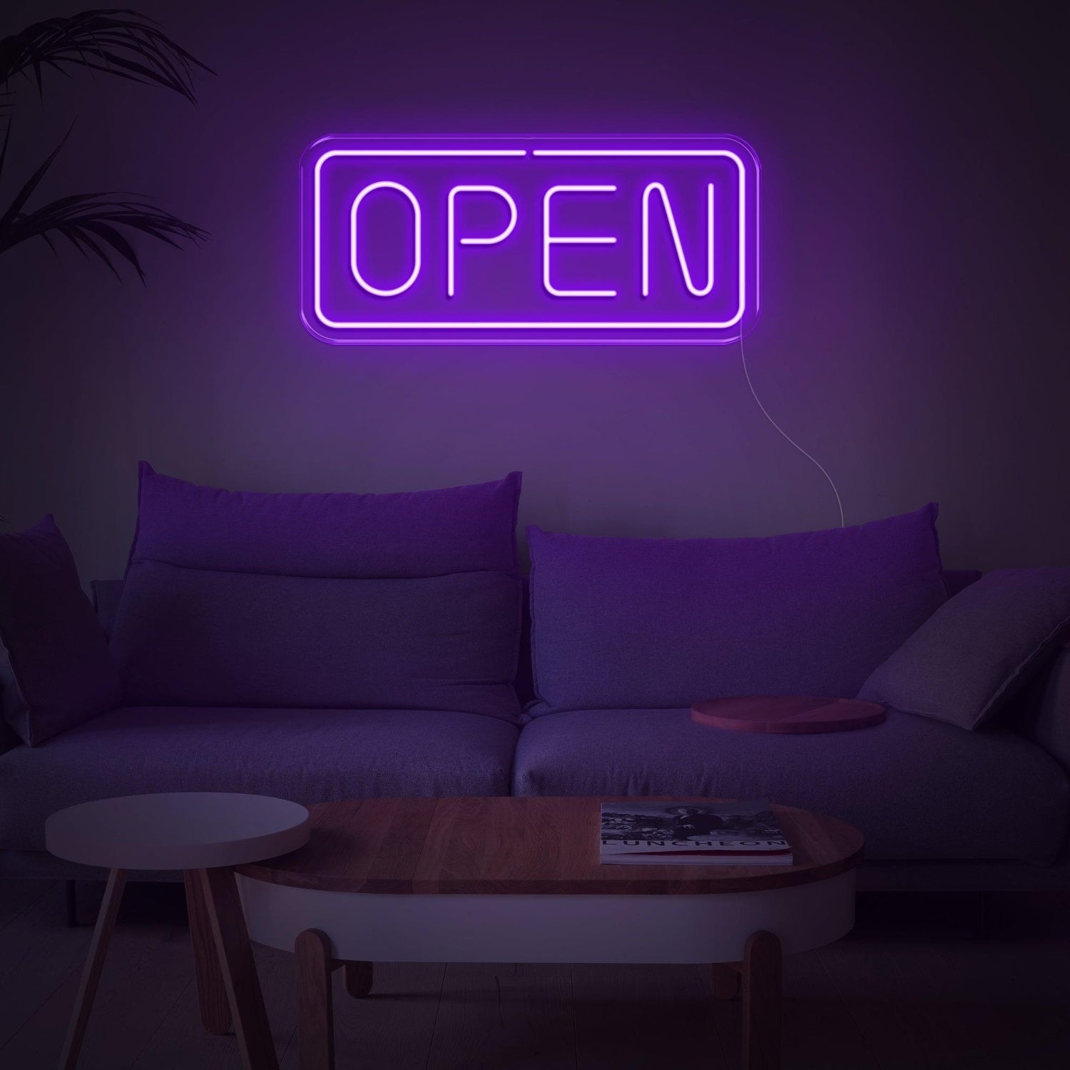 Bright Pink Open Led Neon Sign For Cafe And Home Decor | Shineneon