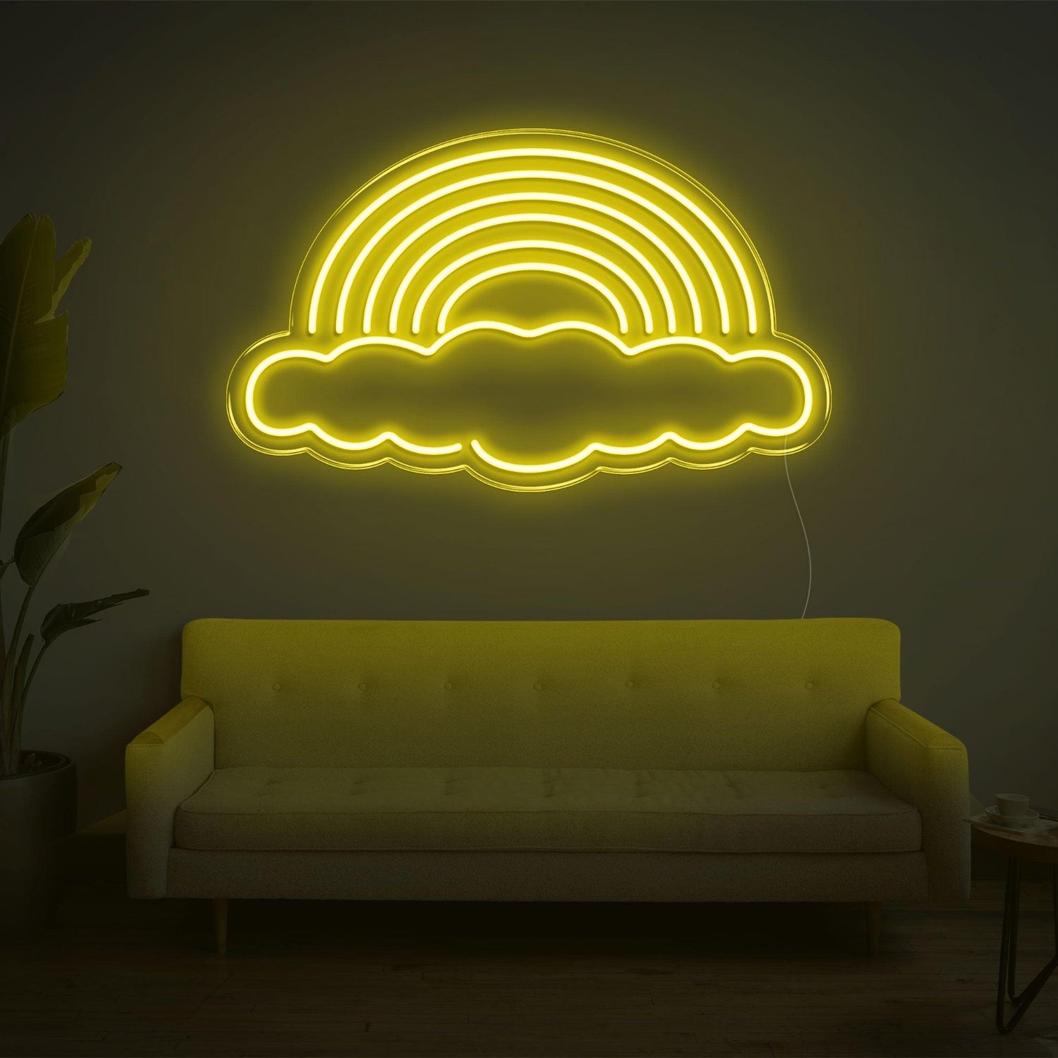 Bright Pink Rainbow Cloud Led Neon Sign For Modern Home Wall Decor | Shineneon