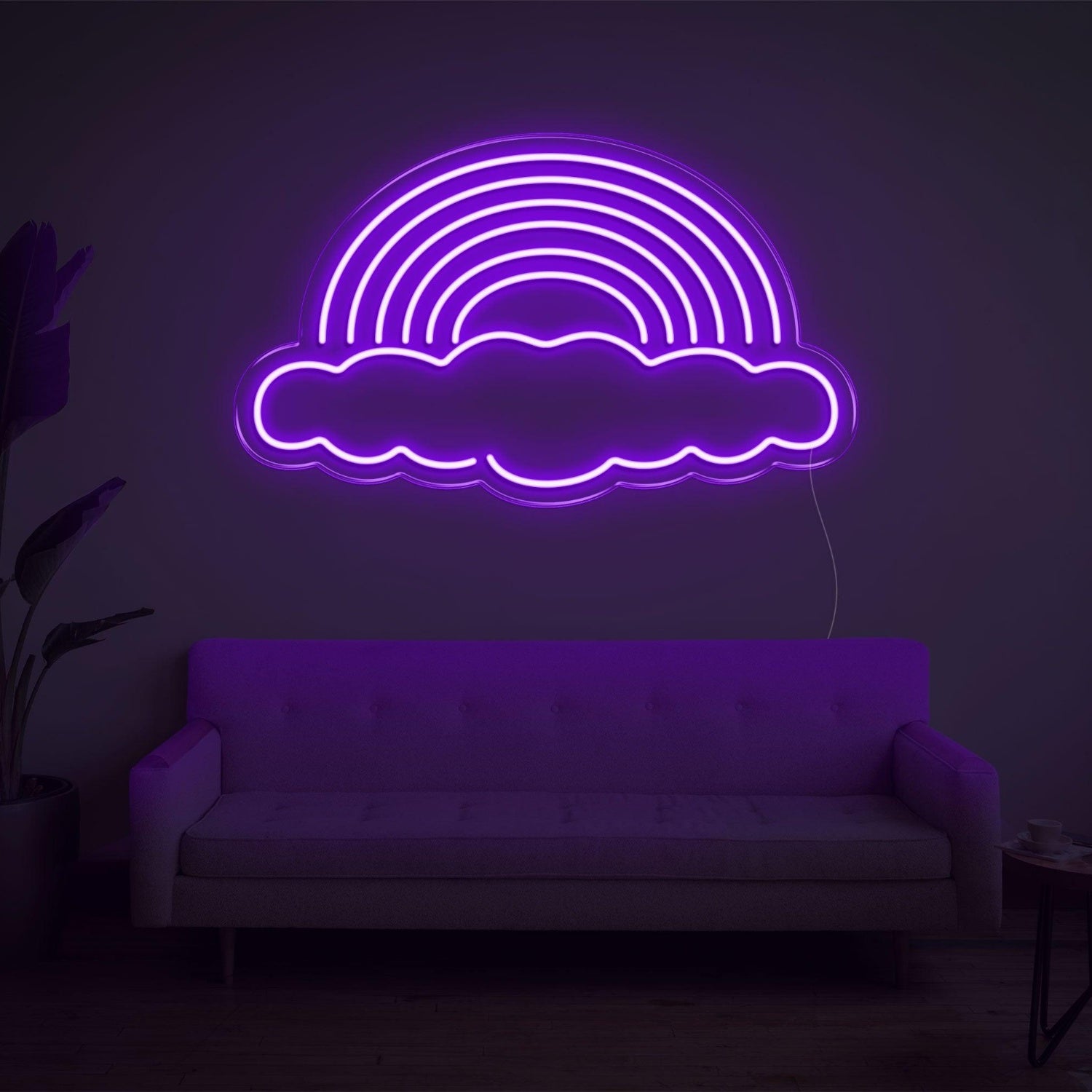 Bright Pink Rainbow Cloud Led Neon Sign For Modern Home Wall Decor | Shineneon