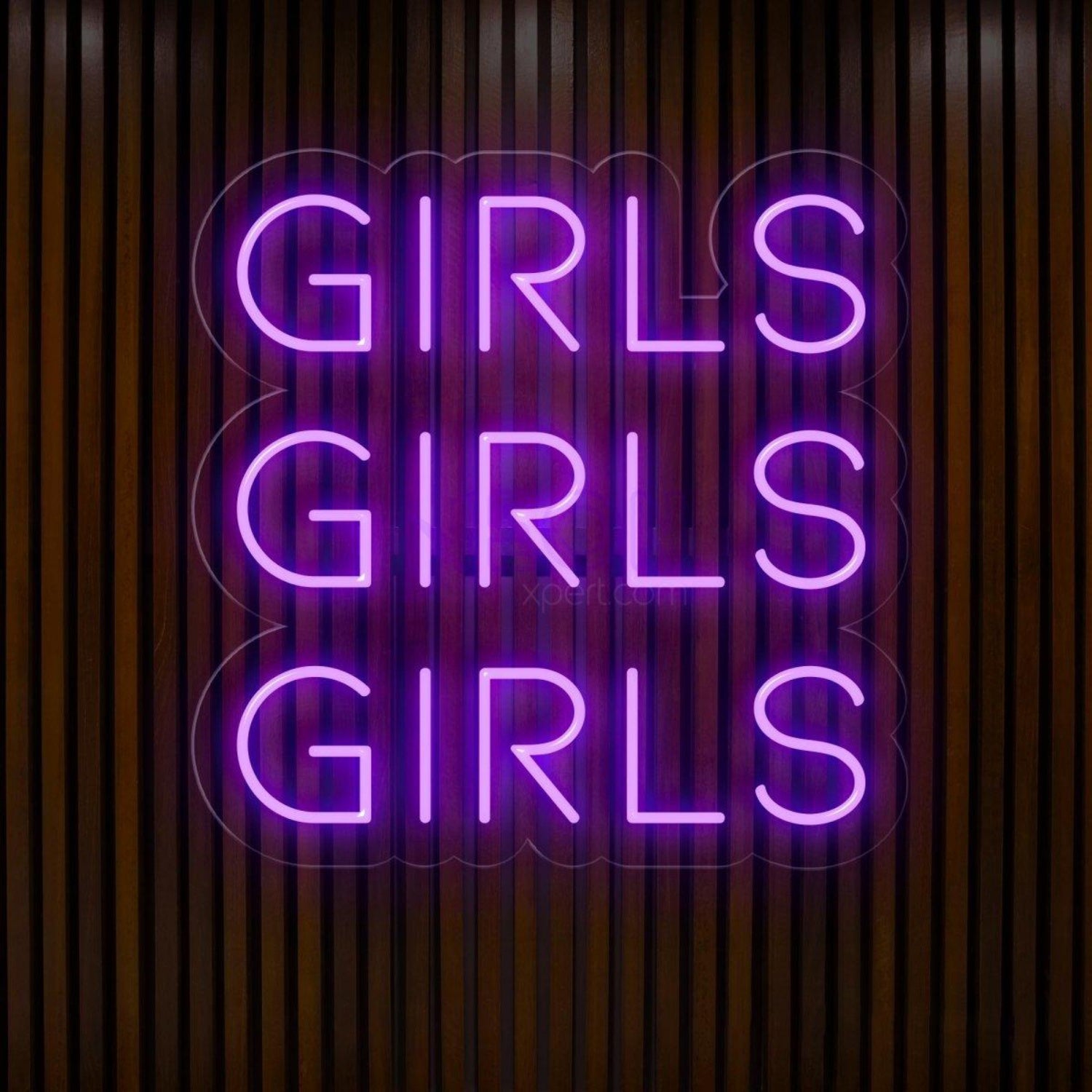 Bright Pink Trio Girls Led Neon Sign For Girls Bedroom Cafe Decor | Shineneon