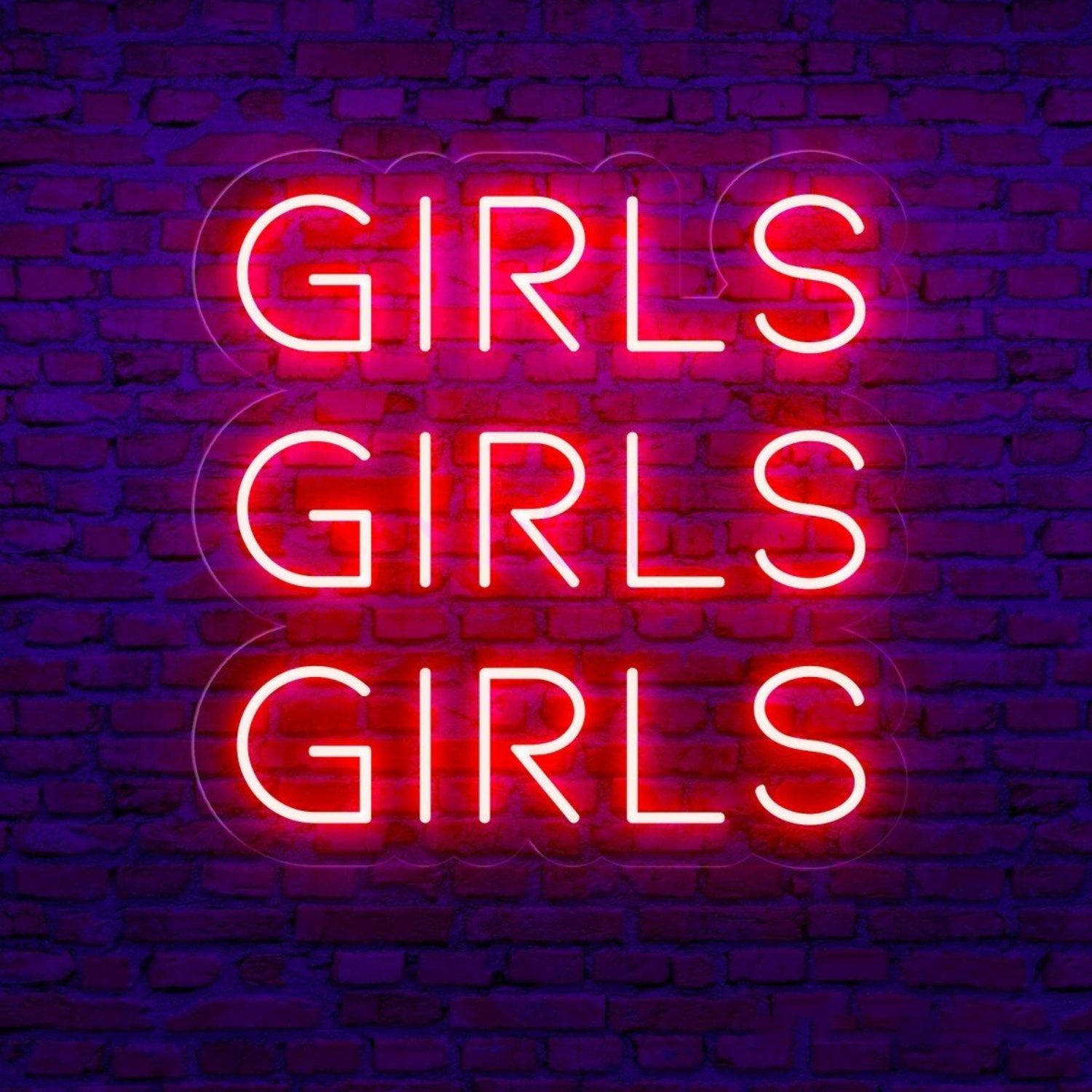 Bright Pink Trio Girls Led Neon Sign For Girls Bedroom Cafe Decor | Shineneon