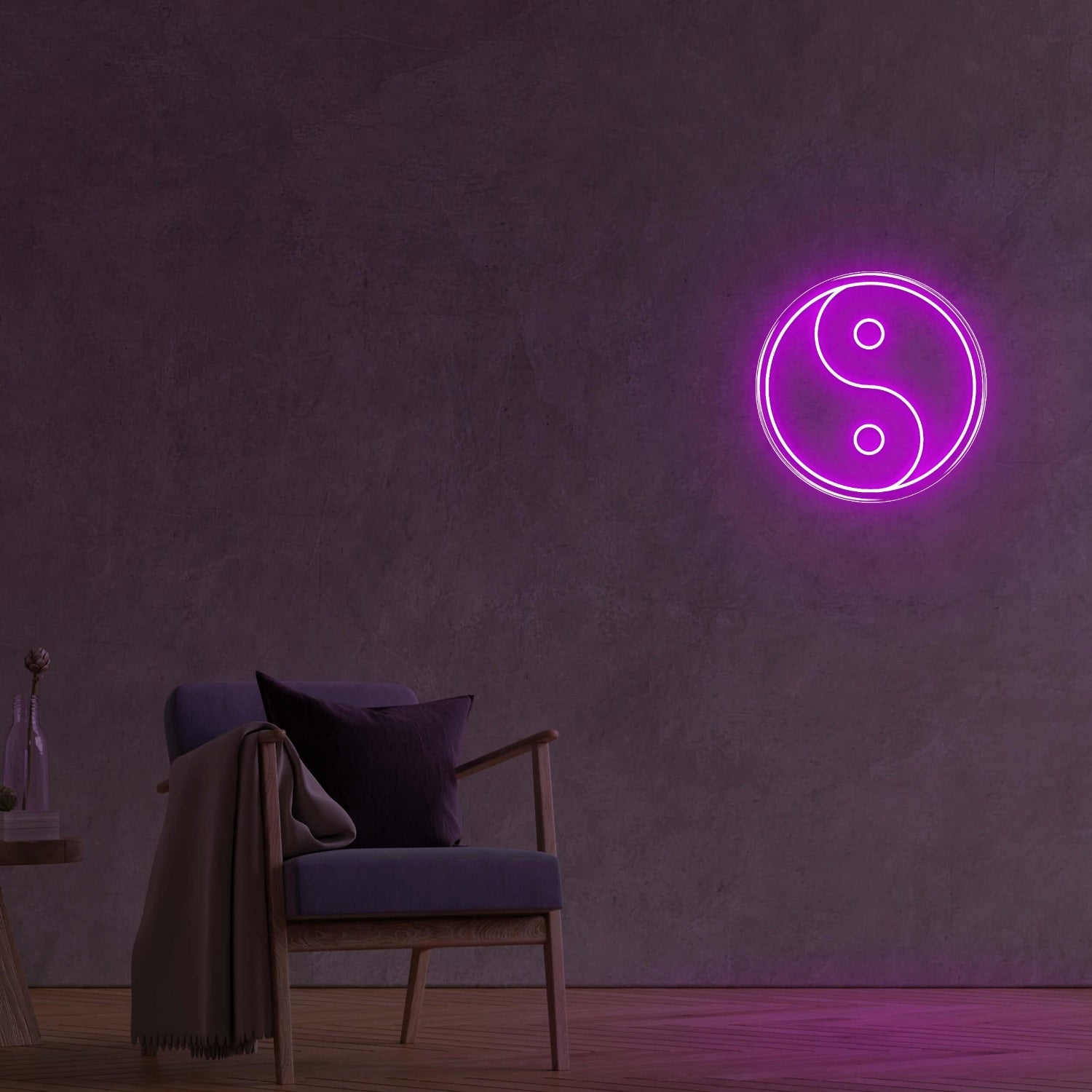 Bright Pink Yin Yang Led Neon Sign Modern Home Decor | Shineneon