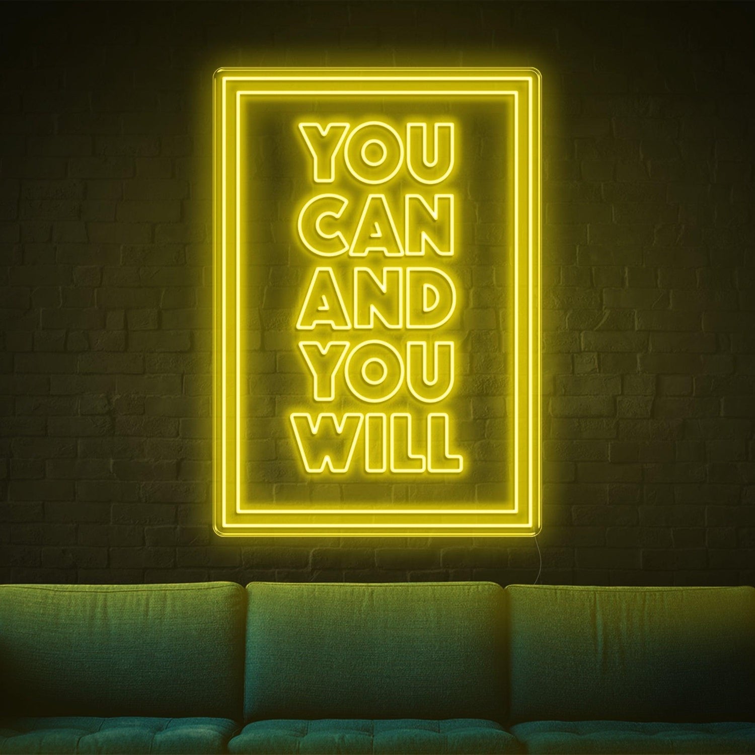 Bright Pink You Can And You Will Led Neon Sign For Home Decor | Shineneon