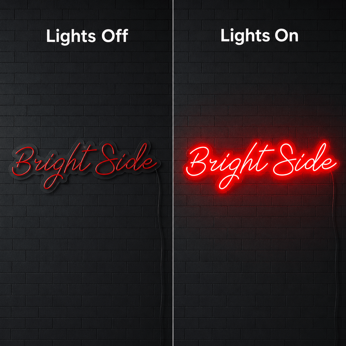 Bright Side LED Neon Sign Wall Neon Sign - Shineneon