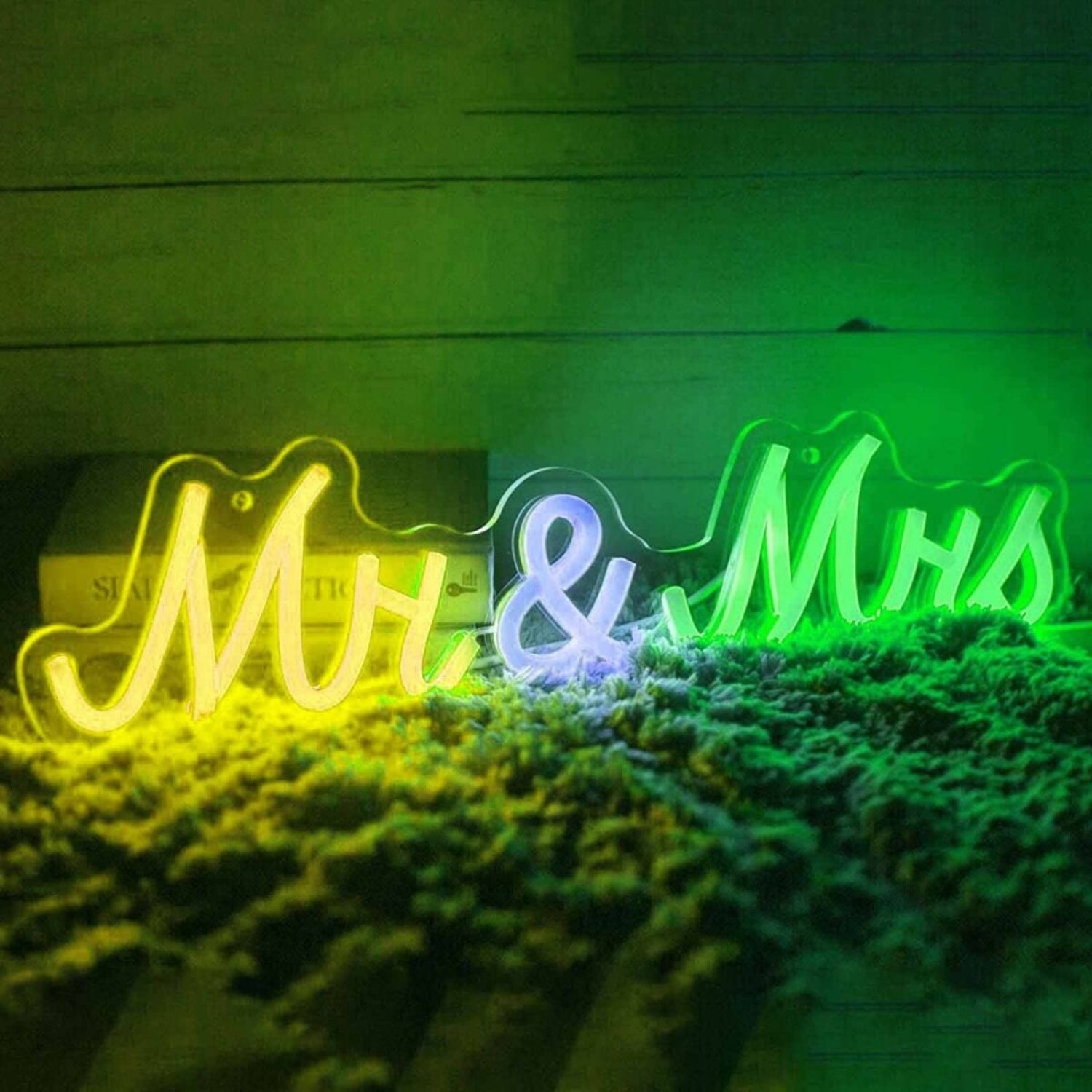 Bright Vivid Mr And Mrs Wedding Led Neon Sign | Shineneon